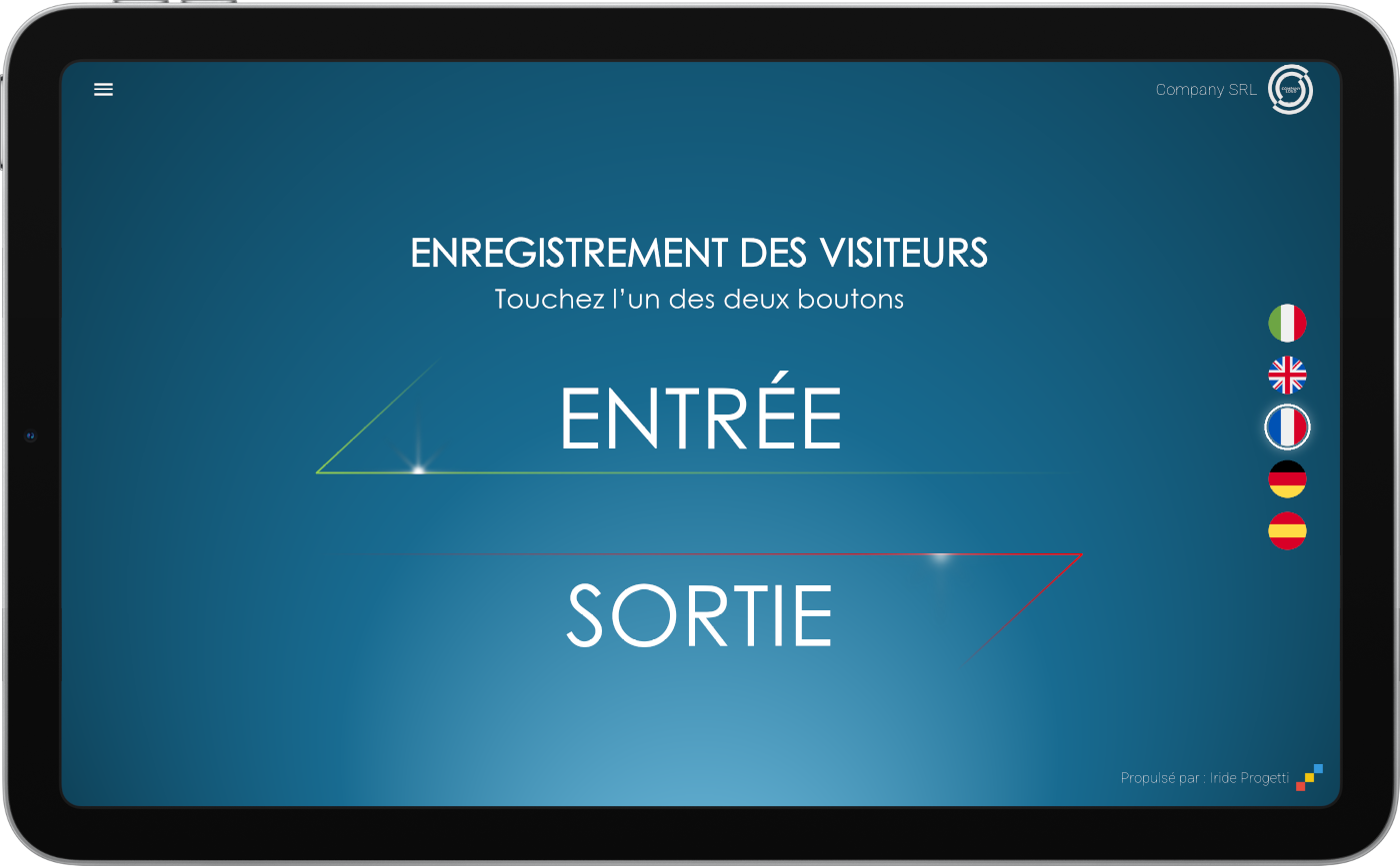 Application IRIGuest pour l’enregistrement des visiteurs